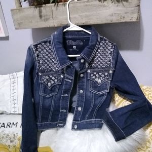 Miss me Denim bling jacket